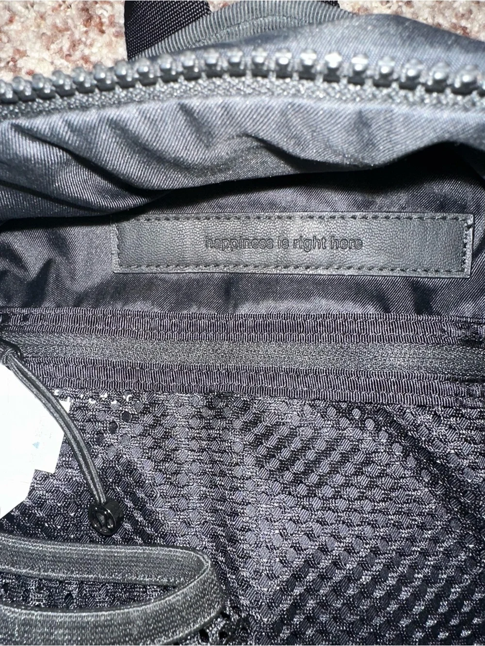 lululemon athletica Black Mini backpack